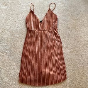 Misguided orange dress